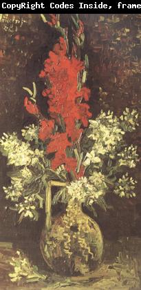 Vincent Van Gogh Vase wtih Gladioli and Carnations (nn04)